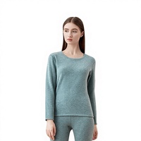 Tissu de sous-vêtements moderne en velours de laine et soie, tricoté, imprimé, brocart, sur mesure, isolant thermique, automne/hiver