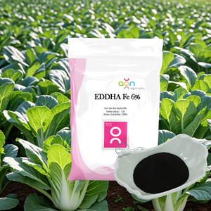 Agrinorm EDDHA Fe 6% Fertilizante orgánico de hierro quelado Tipo de compost en polvo para la corrección de la deficiencia de hierro en los cultivos - Product Image 4