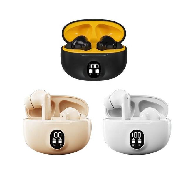 Wireless Earbuds BT5.4 ANC+ENC Earphones  JL Chipset LED Indicator Touch Control Active Noise Reduction Stereo Sound Headphones