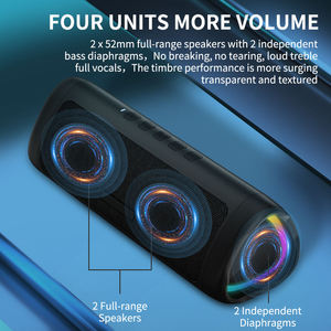C27ポータブルスピーカーサブウーファー防水HDマイク点滅ライトTWS BT屋外用 - Product Image 2