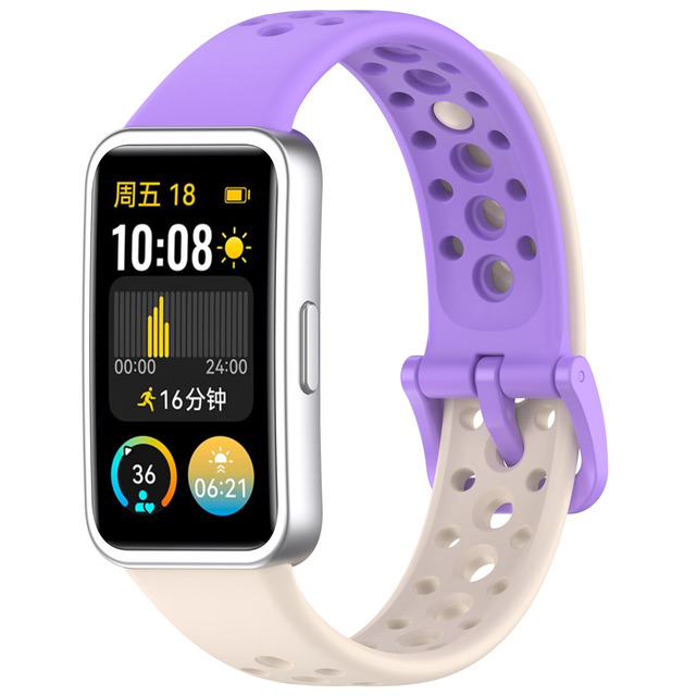 High Quality Soft Silicone Rubber Sport Strap for Huawei Watch Band 9 Band 8