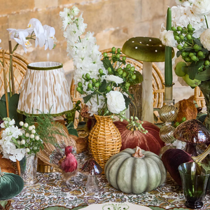 Florero de ratán hecho a mano de Material Natural respetuoso con el medio ambiente estilo bohemio rústico decorativo tejido sostenible acento para el hogar - Product Image 2