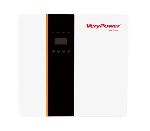 Inverter tenaga surya cerdas 3 fase hibrida, Inverter tenaga surya 10KW dengan hibrid, 3 fase, kontroler PV 5kW 6KW, Inverter jaringan satu Deye 8kw