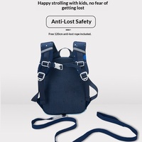 Sac à dos d'école maternelle 1-6 ans ultra-léger avec protection de la colonne vertébrale, anti-perte, motif dessin animé, unisexe, sac d'école mignon à motif de dessin animé