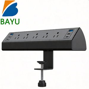 <span class=keywords><strong>Multiprise</strong></span> industrielle PD 20W avec 5 prises CA amovibles, rétractables et montables, à fixer sur table/bureau, 2 ports USB-A et 4 ports Type-C, 10A - Product Image 1