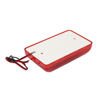 Sirène stroboscopique miniature 12V, alarme filaire à lumière rouge 108dB pour la sécurité domestique