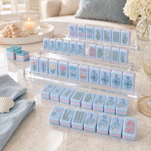 Juego de Mahjong Americano Portátil Moderno de 160 Piezas, Acrílico Grabado Personalizado con Etiqueta Privada y Empaque Personalizado - Product Image 3
