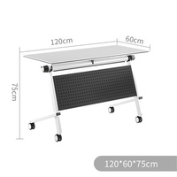 Table de réunion pliante de bureau, mobilier de bureau universitaire, design simple, vente chaude, luxe, modulaire, commercial, hôtel, formation