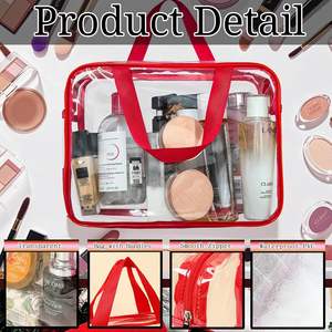 Sac fourre-tout en PVC transparent, sac de shopping en PVC transparent, sac de shopping transparent personnalisé - Product Image 3