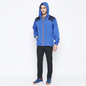 Veste coupe-vent imperméable pour homme, style streetwear, col montant oversize, fabricant en gros, coupe-vent 2026 - Product Image 1