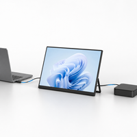 Monitor Portátil FHD de 18.5 Pulgadas y 100Hz para Laptop/PC, Segunda Pantalla Grande con HDMI y Doble Tipo-C