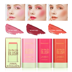 Bâton de fard à joues multi-usages naturel, mat et imperméable à l'eau Bâton de fard à joues longue durée et lisse Marque privée - Product Image 3