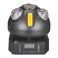 Projecteur de scène 3-en-1 Strobe & Wash à contrôle DMX pour bar et DJ, avec effet de lavage de couleur