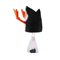 Mangeoire pour la chasse, accessoire pour attraper des poissons, gros nez et queue de canard, 30 cm