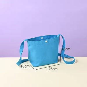 Sacs shopping en toile personnalisés, petit sac bandoulière, pochette pour téléphone avec poignée en corde, bandoulière, logo personnalisé, cadeau - Product Image 4