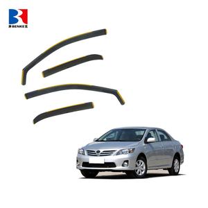 Déflecteurs de vent intérieurs pour vitres de Toyota Corolla (E140/E150) 2006-2012, 4 portes, pare-vent - Product Image 1