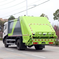 Camion compacteur de déchets diesel Dongfeng KR 4x2 avec moteur Cummins, benne de 12 m³, véhicule de compression des ordures, directement de l'usine
