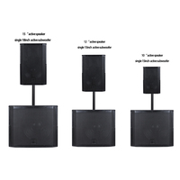 RD-12A Nouveautés Enceinte active simple 12 pouces HF: 44mm Fer LF: 156/65mm VC 2*300W à 8 ohms MDF pour Karaoké et Fêtes en extérieur