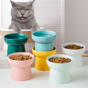 Factory Custom <strong>Cat</strong> Pet <strong>Bowl</strong> Extra Wide Raised <strong>Tilted</strong> <strong>Cat</strong> Food <strong>Bowl</strong> , Elevated Ceramic <strong>Cat</strong> <strong>Bowls</strong> for Food and Water - Product Image 2