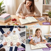Carnets de notes à fleurs colorées, planificateur quotidien et hebdomadaire, carnet de poche, papeterie scolaire, fournitures cadeaux