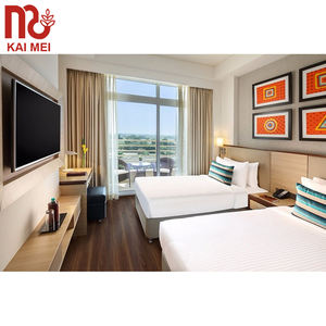 Mobilier de chambre à coucher en métal sur mesure cadre de lit hôtel auberge utiliser cinq étoiles prix des meubles d'hôtel - Product Image 4