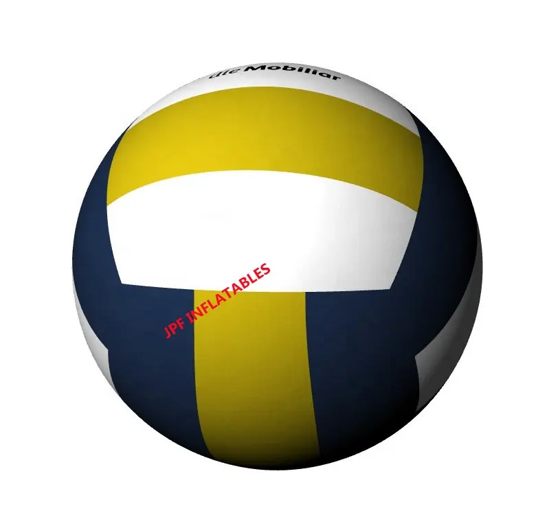 Custom made hermético impressão completa balão inflável de voleibol para publicidade esportiva