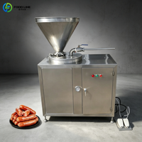 Grande machine à farcir les saucisses allemandes, machine à farcir automatique sous vide pour saucisses, usage commercial