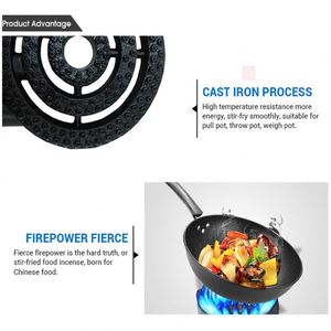 Quemador de <span class=keywords><strong>Gas</strong></span> de anillo de hierro fundido, ligero, Wok, estufa, a la venta - Product Image 2