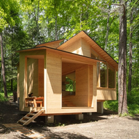 Villa en bois de luxe SENFYA, chalet en bois de forêt, kit de maison en bois à bas prix pour complexe familial