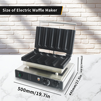 Machine à gaufres électrique professionnelle en acier inoxydable pour wraps de poulet au New-Mexique, barbecue et burritos