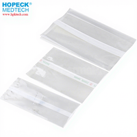 HOPECK Sachets plats à ouverture facile en nylon écologique sur mesure pour emballage médical, avec logo sérigraphié et fermeture