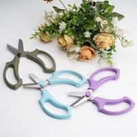 Outils de fleuriste en gros, ciseaux à fleurs violets en acier inoxydable 3CR13, exquis, tranchants, économiseurs d'effort, personnalisables pour les arrangements DIY