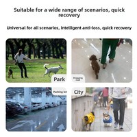 Collier GPS pour chat et chien avec Bluetooth 5.0 et matériau ABS - Anti-perte via téléphone portable
