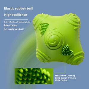 New Durable TPR <strong>Dog</strong> Toothbrush Molar Chew <strong>Toy</strong> with Squeaky Feature Pet Supplies for <strong>Dog</strong> Play and Tooth Cleaning - Product Image 4