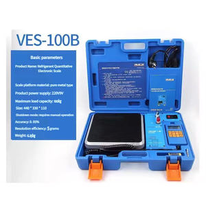 Hohe Qualität <span class=keywords><strong>100KG</strong></span> Kapazität Langlebig VES-100B Vielseitig Hochpräzise Metall Freon Quantitative Füllung Elektronische Waage - Product Image 4