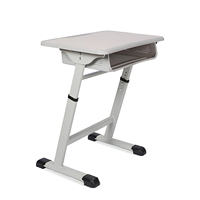 Mesa de Aula Tipo Z Individual, Cómoda, Muebles Escolares, Conjunto de Silla y Escritorio para Estudiantes, Hogar, Oficina, Sala de Estar