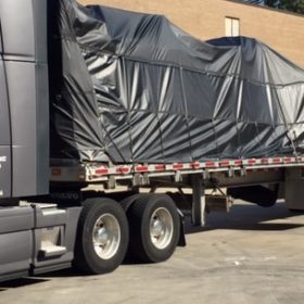 Yitex รถพ่วงรถพร้อมผ้าใบกันน้ำ, 900GSM คลุมรถบรรทุกผ้าใบกันน้ำตาข่ายรถบรรทุกสินค้าขนาดใหญ่ - Product Image 6