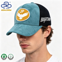 Gorras Trucker Personalizadas con Diseño de Bloques de Color, Parche de Logotipo en Gamuza Suave Premium y Malla Trasera, para Uso Casual al Aire Libre Unisex