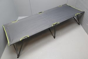 Cama de campamento portátil plegable de acero ligero Cuna plegable para exteriores Cama de camping 1 persona - Product Image 4