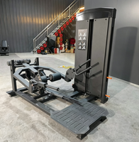 Machine de Squat et de Soulevé de Terre à Poids Sélectables pour Entraînement des Fessiers, des Ischio-jambiers et des Jambes, Idéale pour la Musculation en Salle de Sport Commerciale