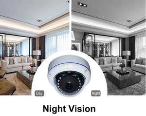 Jianvision 4k 8MP POE NVR IP hệ thống Vandalproof 16 kênh kim loại Dome Camera 2.8mm góc rộng CMOS cảm biến được xây dựng trong mic cho - Product Image 4