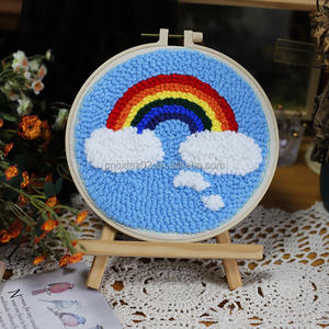 ChangXu, nuevos kits de <span class=keywords><strong>bordado</strong></span> hechos a mano, artesanía creativa textil de arcoíris para principiantes, punzón de bricolaje, aguja de lana, sello <span class=keywords><strong>ruso</strong></span>, Idea de regalo - Product Image 4