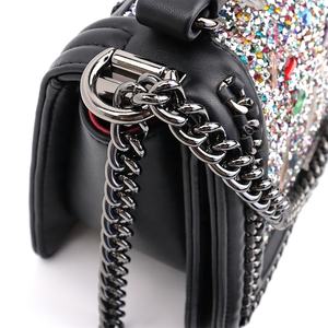 Borsette da <span class=keywords><strong>donna</strong></span> di lusso impreziosite a diamanti con decorazione di catene nuovo Design <span class=keywords><strong>borse</strong></span> da <span class=keywords><strong>donna</strong></span> alla moda - Product Image 5