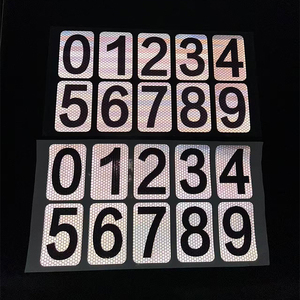 Autocollants réfléchissants personnalisés en vinyle découpé, autocollants auto-adhésifs résistants aux intempéries pour boîtes aux lettres et numéros de maison - Product Image 2