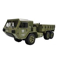 FY004A 1/16 2.4G 6WD télécommande proportionnelle RC jouets camion armée militaire brossé voiture RTR en option 0.3mp Wifi FPV caméra