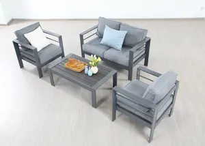 Neu kommende Ningbo Outdoor Sofa Set Elegante Aluminium Style Outside Garden Patio Möbel