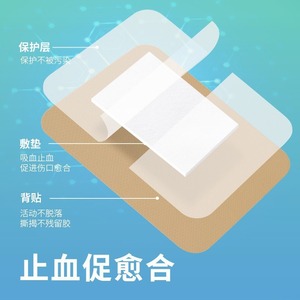 Vendajes adhesivos impermeables personalizados, apósitos transpirables para heridas, vendajes pequeños para el cuidado de heridas, apósitos en paquetes de 50 o 100 unidades. - Product Image 1