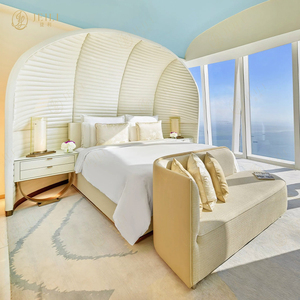 Juegos de <span class=keywords><strong>muebles</strong></span> de dormitorio de hotel de 5 estrellas de lujo Acogedores dormitorios de madera de opción de 4 estrellas para habitaciones de hotel - Product Image 1