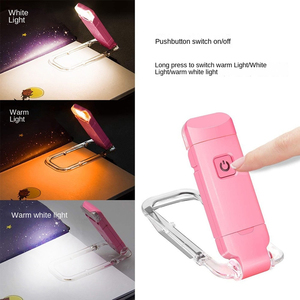 Senya-Pro - Lámpara de Lectura LED Flexible y Portátil, 3CCT, 5 Niveles de Brillo Ajustables, Color Blanco, Recargable por USB - Product Image 2