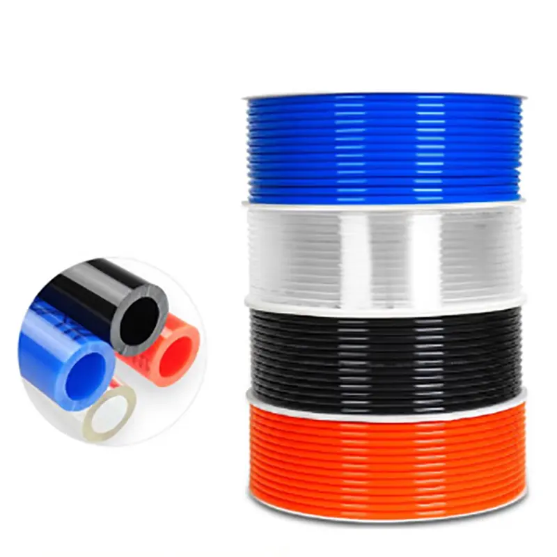 Tubatura della linea d'aria o tubo pneumatico a trasferimento fluido blu 6mm OD 4mm ID poliuretano Kit tubo tubo aria